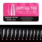 Preview: FTips PRO Soft Gel Fullcover Tips - Short Coffin 550