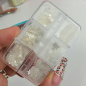 Preview: White Mix Box small 3 (Butterflies, Leaves, Stars, Flowers)