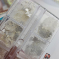 Preview: White Mix Box small 3 (Butterflies, Leaves, Stars, Flowers)