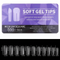 Preview: FTips PRO Soft Gel Fullcover Tips - Medium Square 550