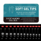 Preview: FTips PRO Soft Gel Fullcover Tips - Short Almond 550