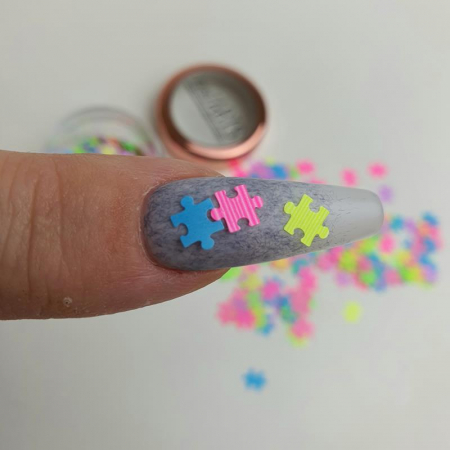 Puzzle Neon Color Mix
