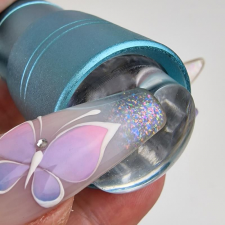Mini UV LED Taschenlampe mit Silikon Stamper