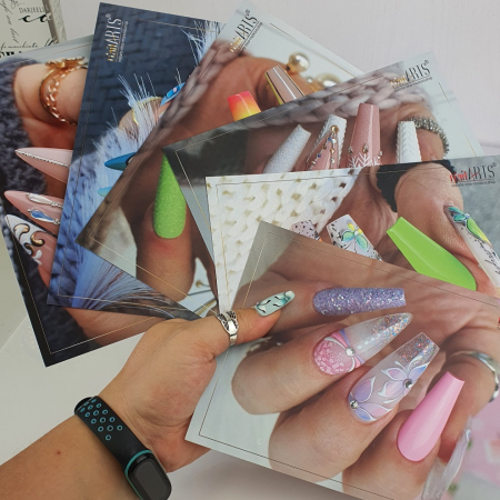 nailARTS Design Cards Photo Shooting Bild-Unterlagen Set