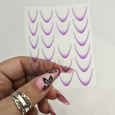 Ombré French Stickers