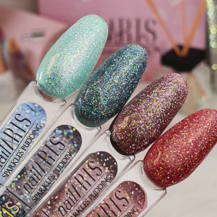 SPAP & FW glitter gels over suitable background