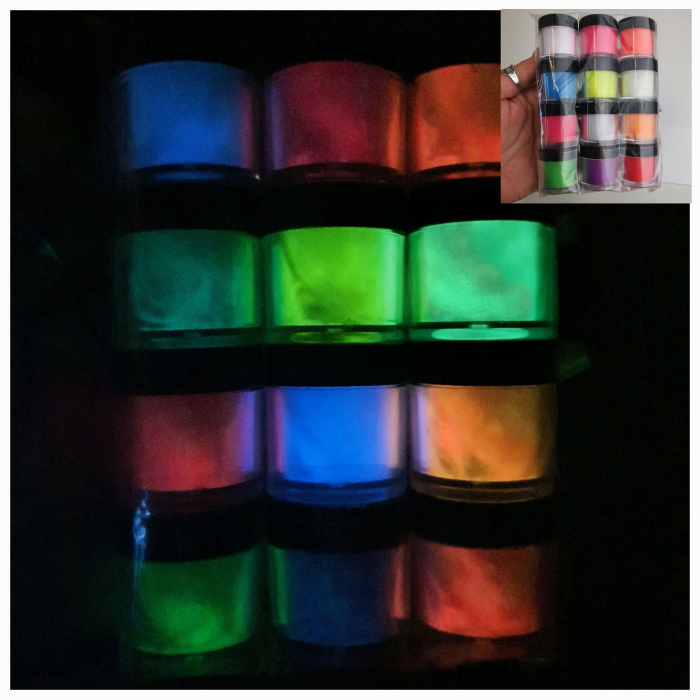 Spirits Color (SPIC), Neon Acryl Set, Glow in the Dark