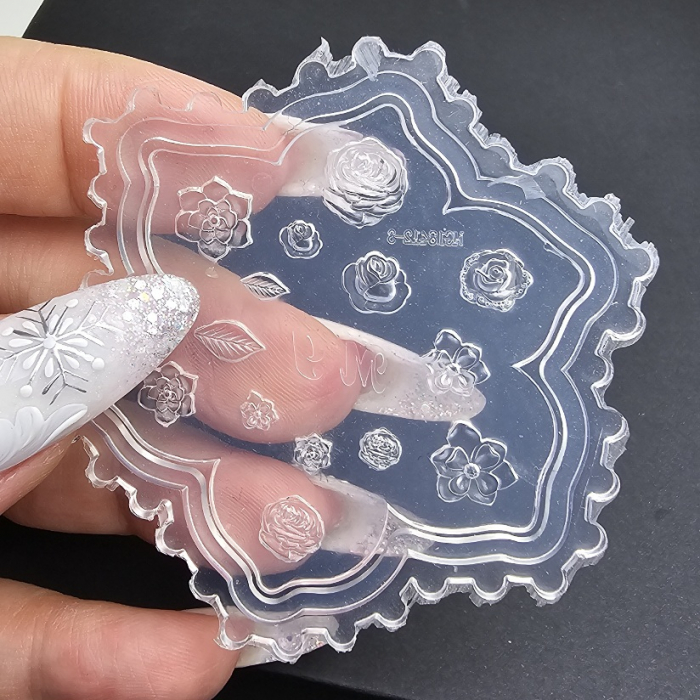 Silikon 3D Nail Art Mold