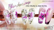 ONLINE nailART SCHULUNG Blümchenwiese: One Stroke & Multilevel